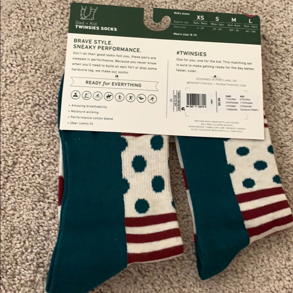 💚HP💚Father and kid matching socks! - Picture 3 of 3